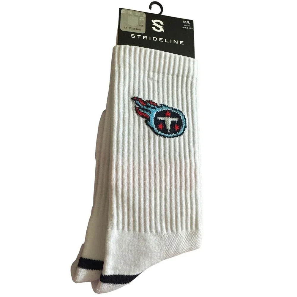 Strideline  NFL‎ Uncommon Thread Socks - TENNESSEE TITANS Medium/large